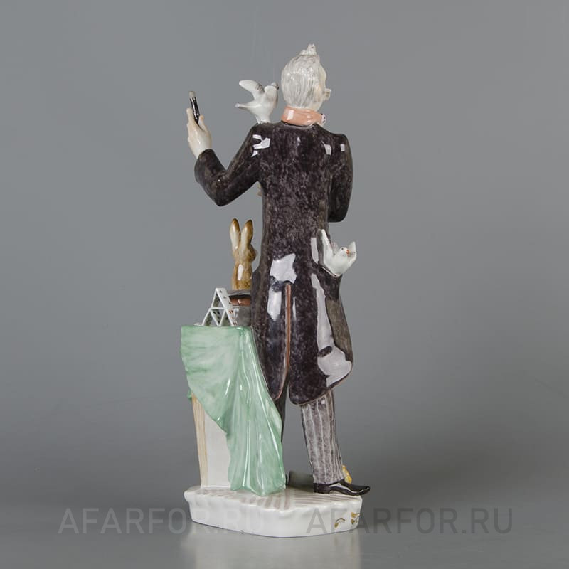 Фарфоровая статуэтка «Цирковой фокусник» Meissen Германия