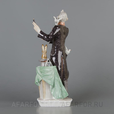 Фарфоровая статуэтка «Цирковой фокусник» Meissen Германия (фото №39110)