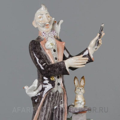 Фарфоровая статуэтка «Цирковой фокусник» Meissen Германия (фото №39111)