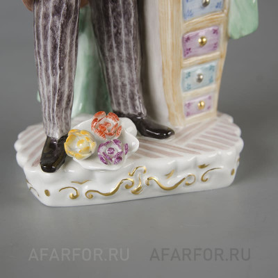Фарфоровая статуэтка «Цирковой фокусник» Meissen Германия (фото №39118)