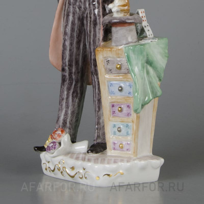 Фарфоровая статуэтка «Цирковой фокусник» Meissen Германия (фото №39121)